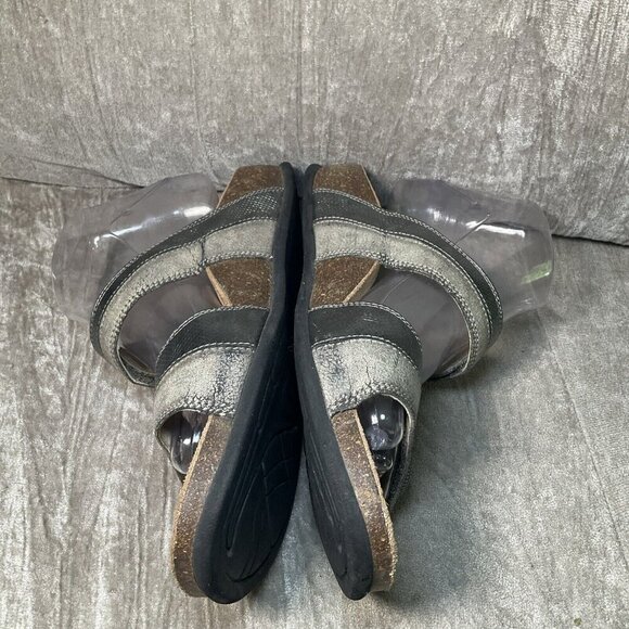 Abeo Barbara B.I.O. System Sandals Womens 10 N Neutral Footbed Beige Leather - Picture 3 of 12